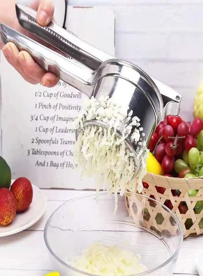 Imaashi Stainless Steel Heavy-Duty Potato Ricer & Masher - Multipurpose Food Presser for Potatoes, Pumpkins, Lemons, and Fruits - Perfect Kitchen Tool for Smooth Juices & Purees - Image 4